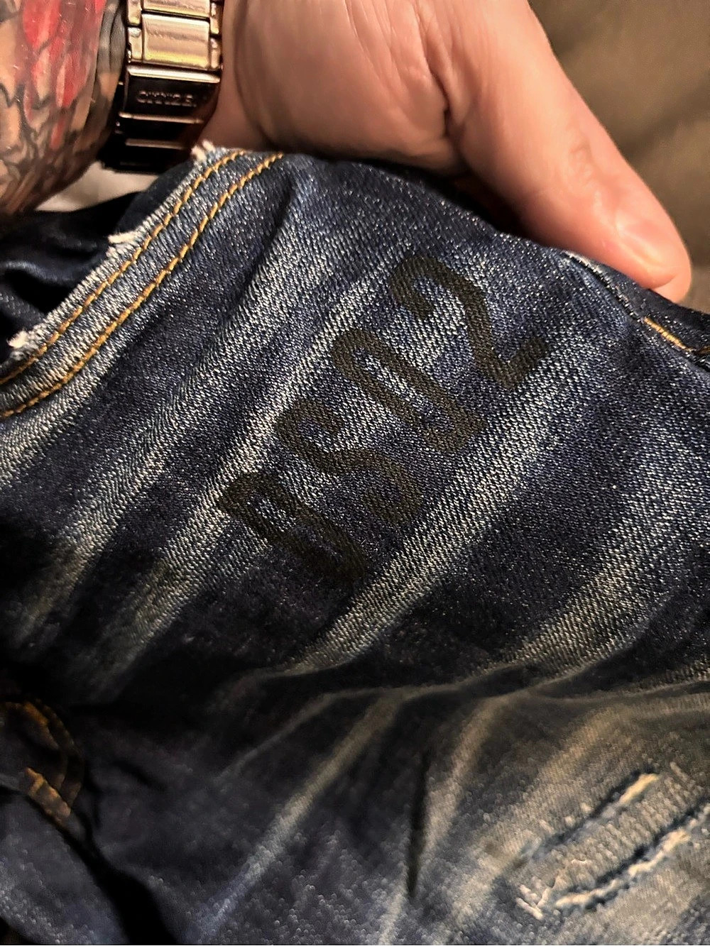 Dsquared2 Slim Jean Distressed Jeans Blue Waist US 30x29 - Picture 4 of 7